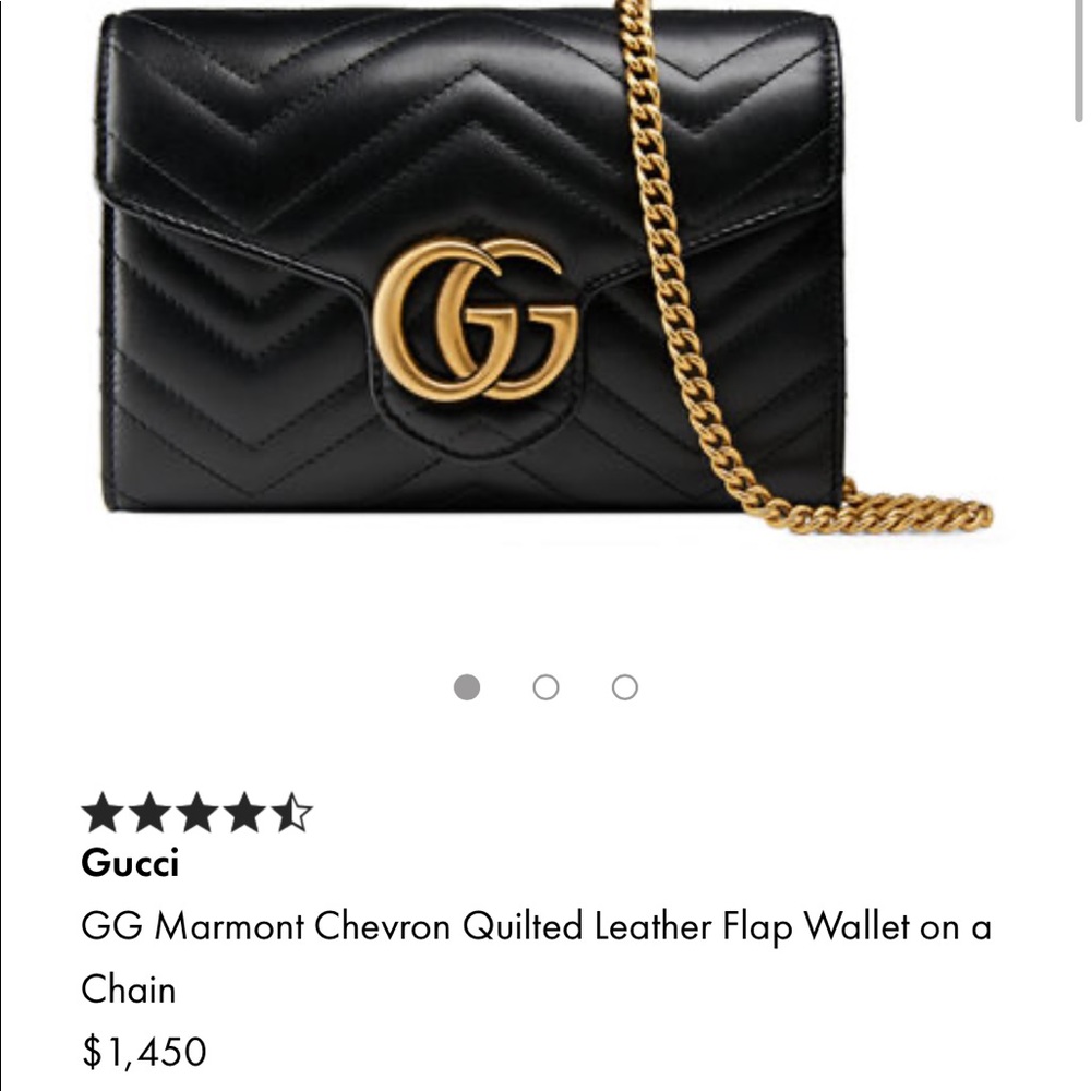 🔥SOLD🔥 Gucci Marmont Wallet on a Chain